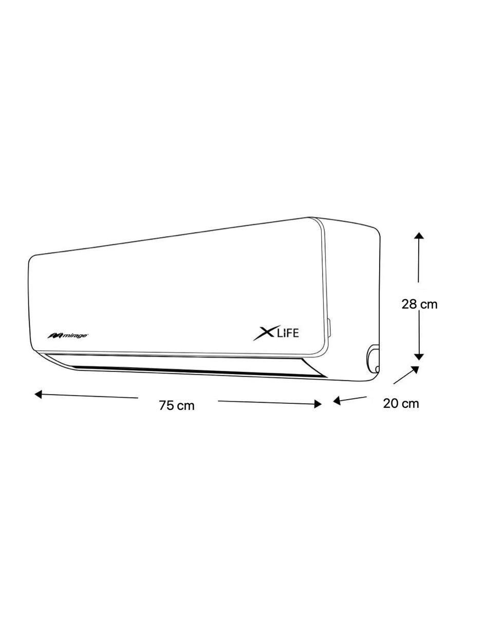 Aire acondicionado mini split Frío 12000 BTU SETCLF120H 115 V 4
