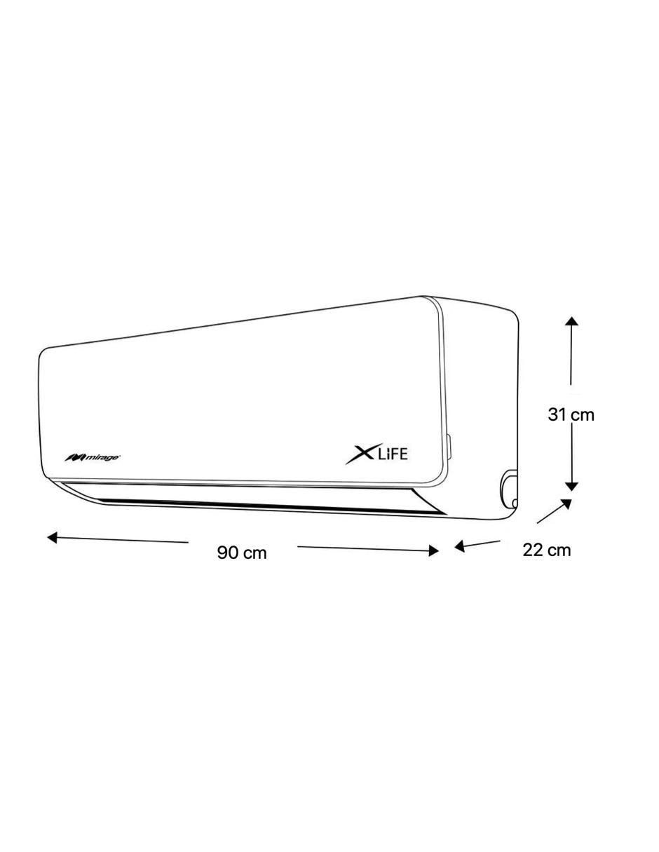 Aire acondicionado mini split Frío 18000 BTU SETCLF181H 220 V 4
