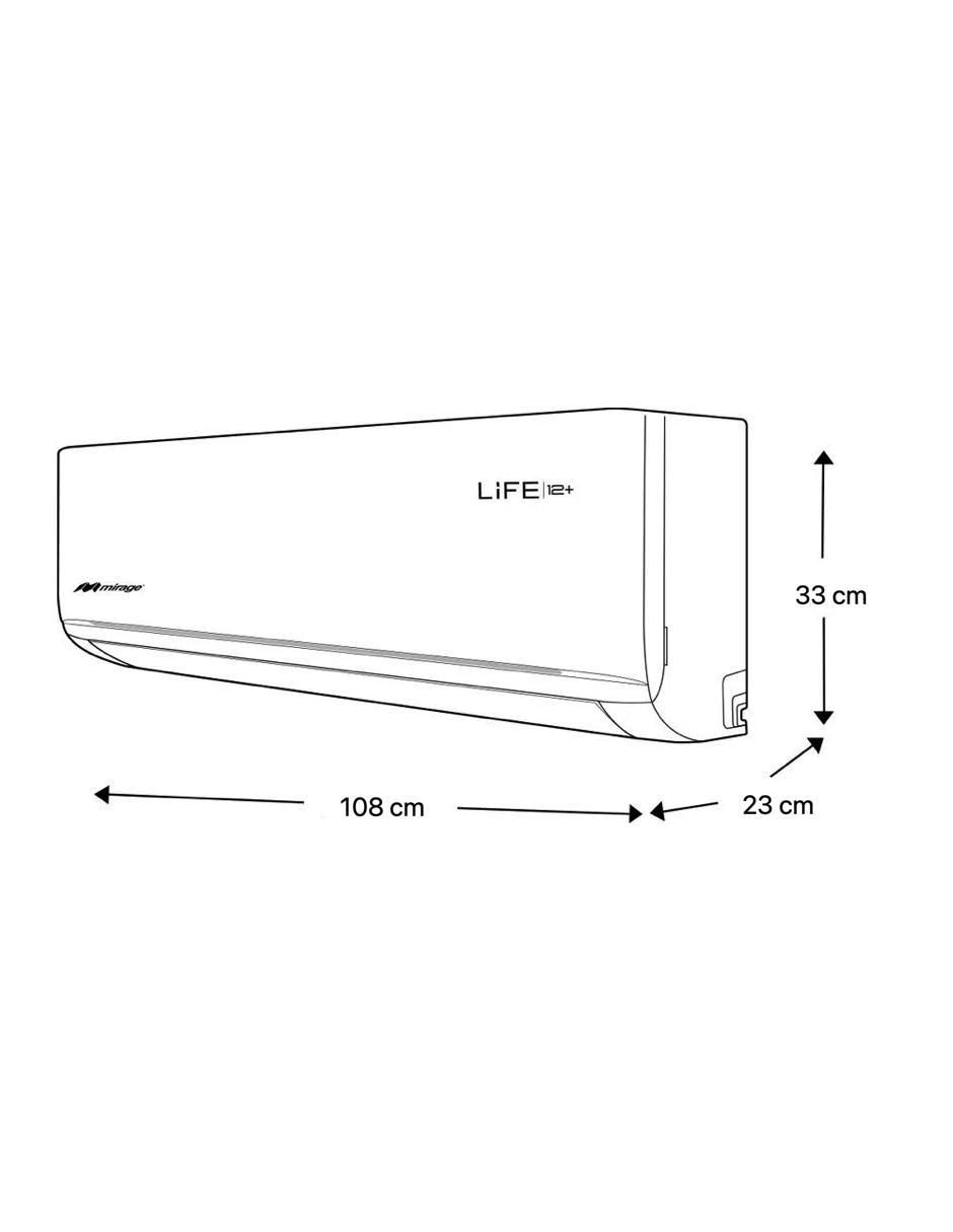 Aire acondicionado mini split Frío 24000 BTU SETCLF261H 220 V 4