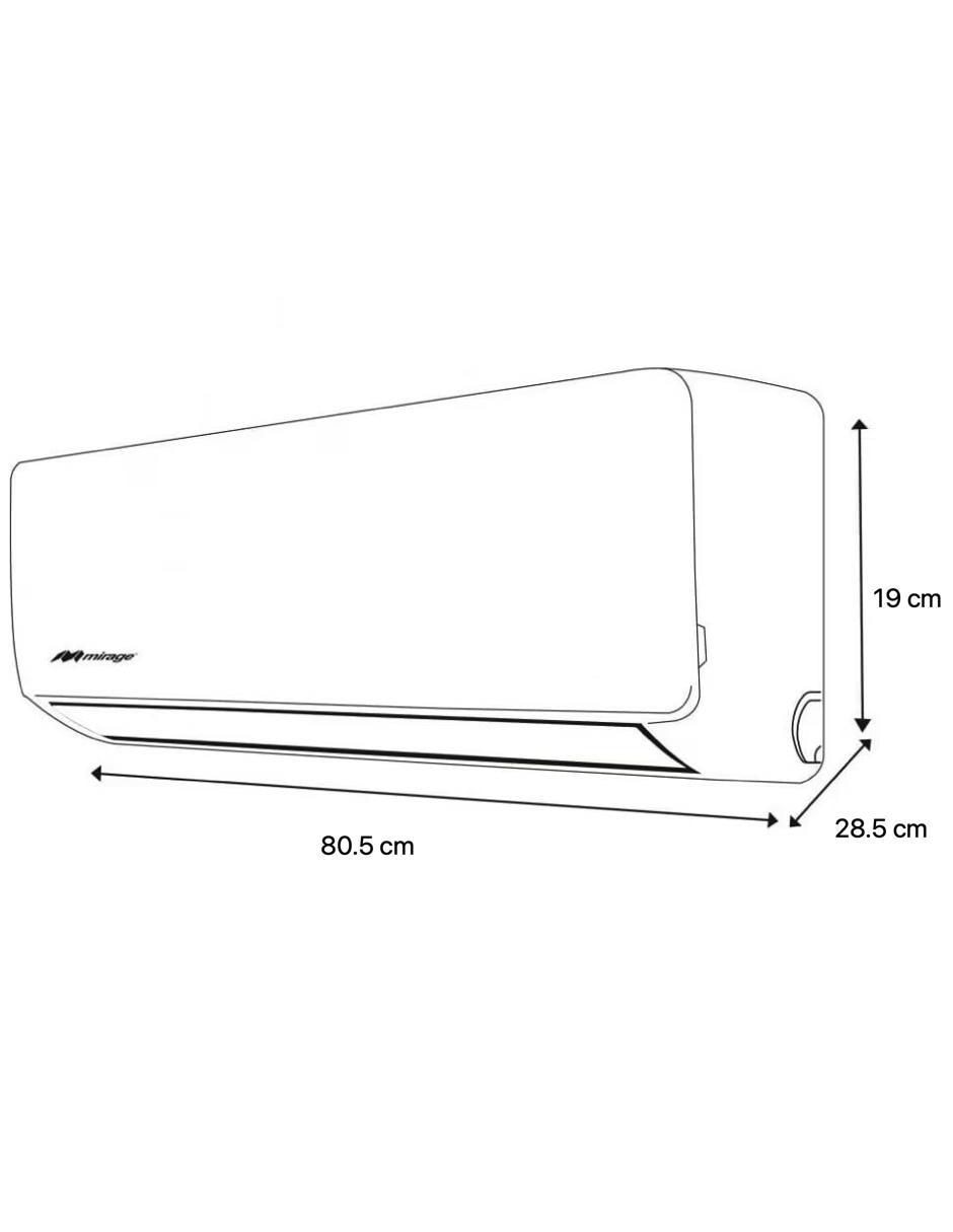 Aire acondicionado mini split inverter Frío 12000 BTU SETCMF120J 115 V 4