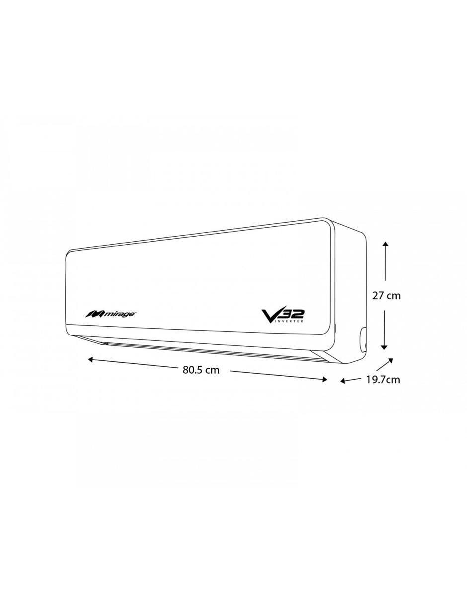 Aire acondicionado mini split inverter Frío 12000 BTU SETCVF120E 115 V 4