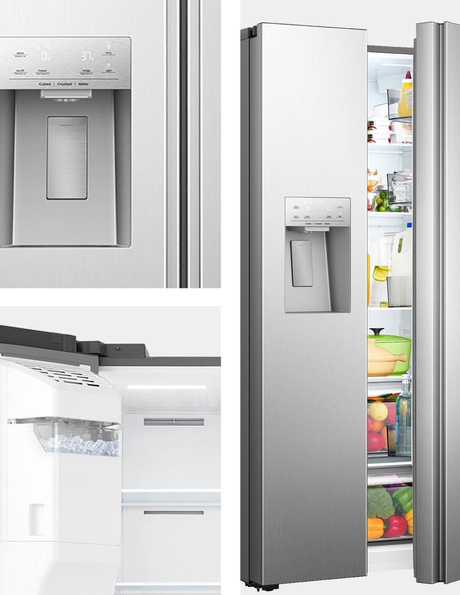 Refrigerador dúplex 30 pies cúbicos inverter y no frost y fábrica de hielo RS30N6ICX 4
