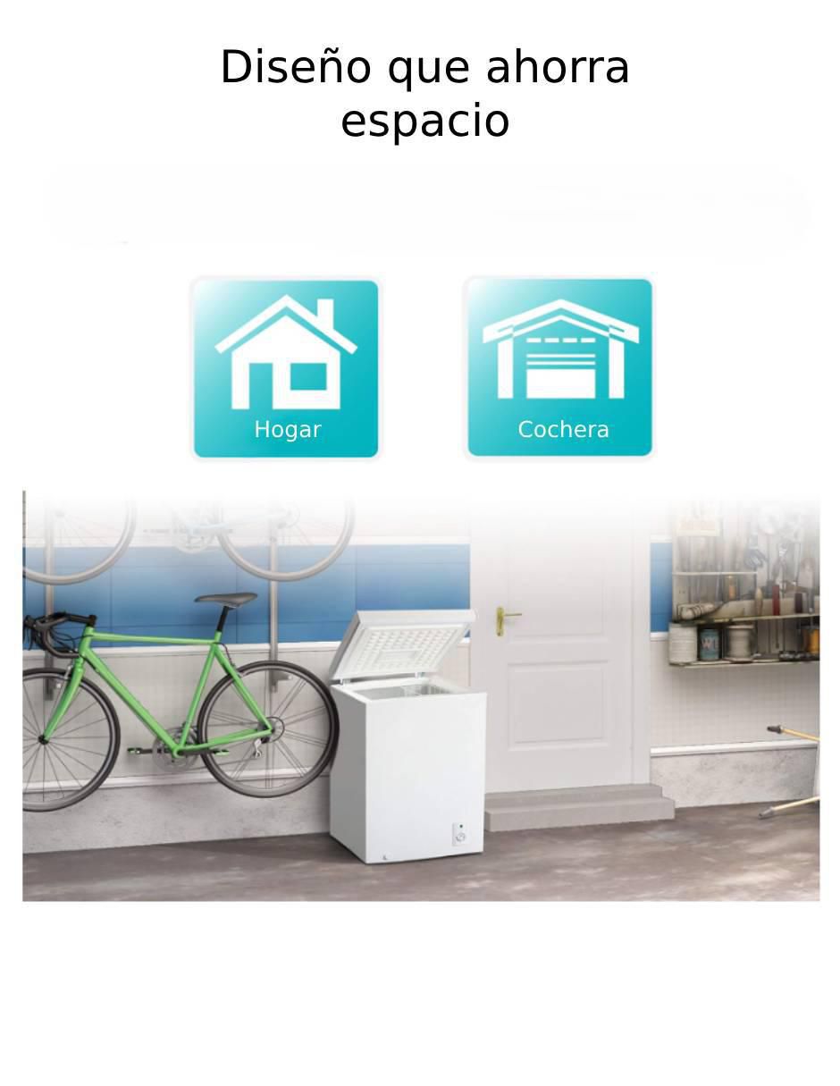 Congelador Black + Decker bcfk356 vertical 3.5 pies cúbicos