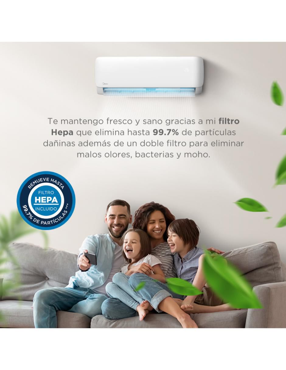 Aire acondicionado mini split Midea Frío y calor 18000 BTU MAS18H2AGS 220 V