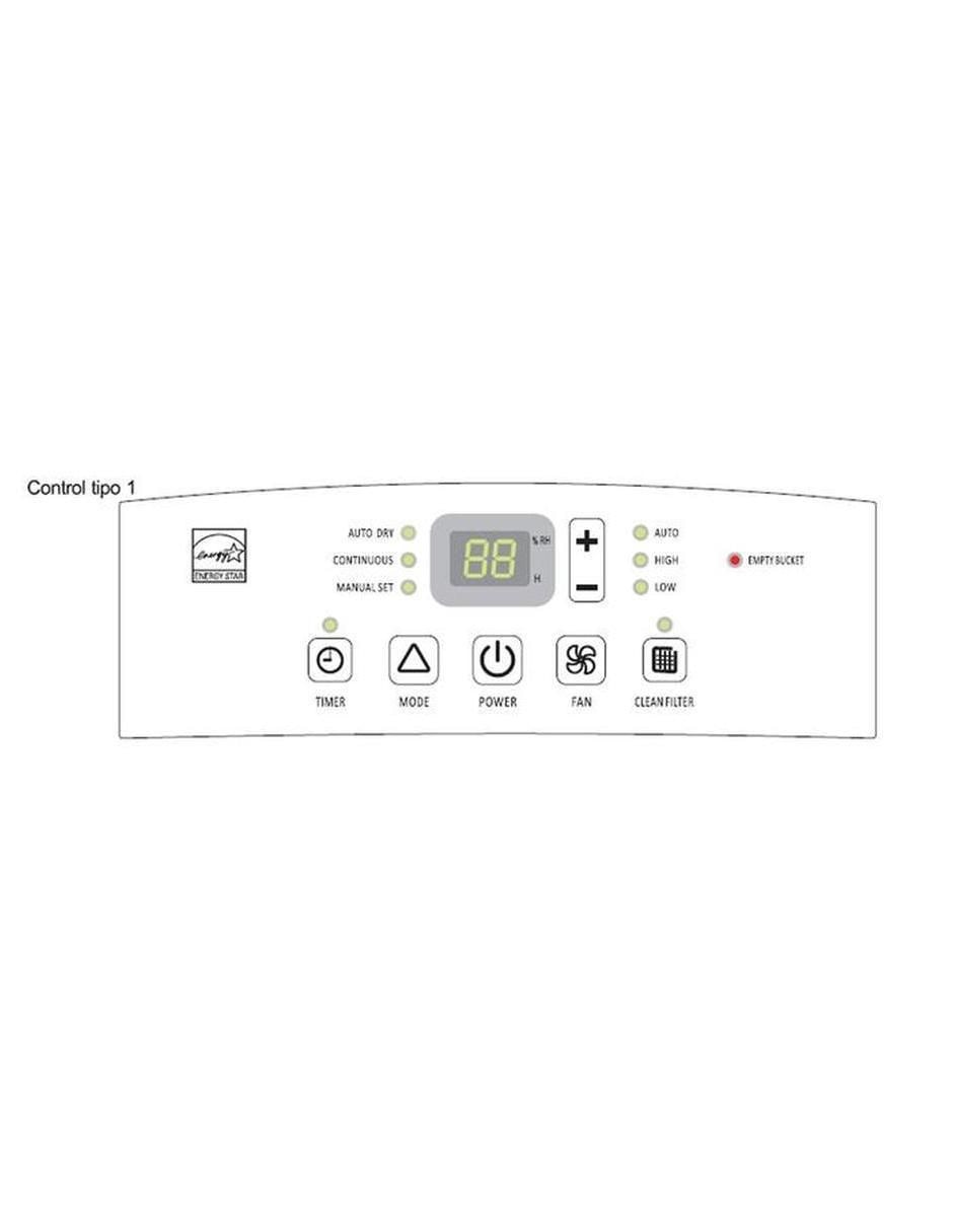 Deshumidificador eléctrico de 115 V 2