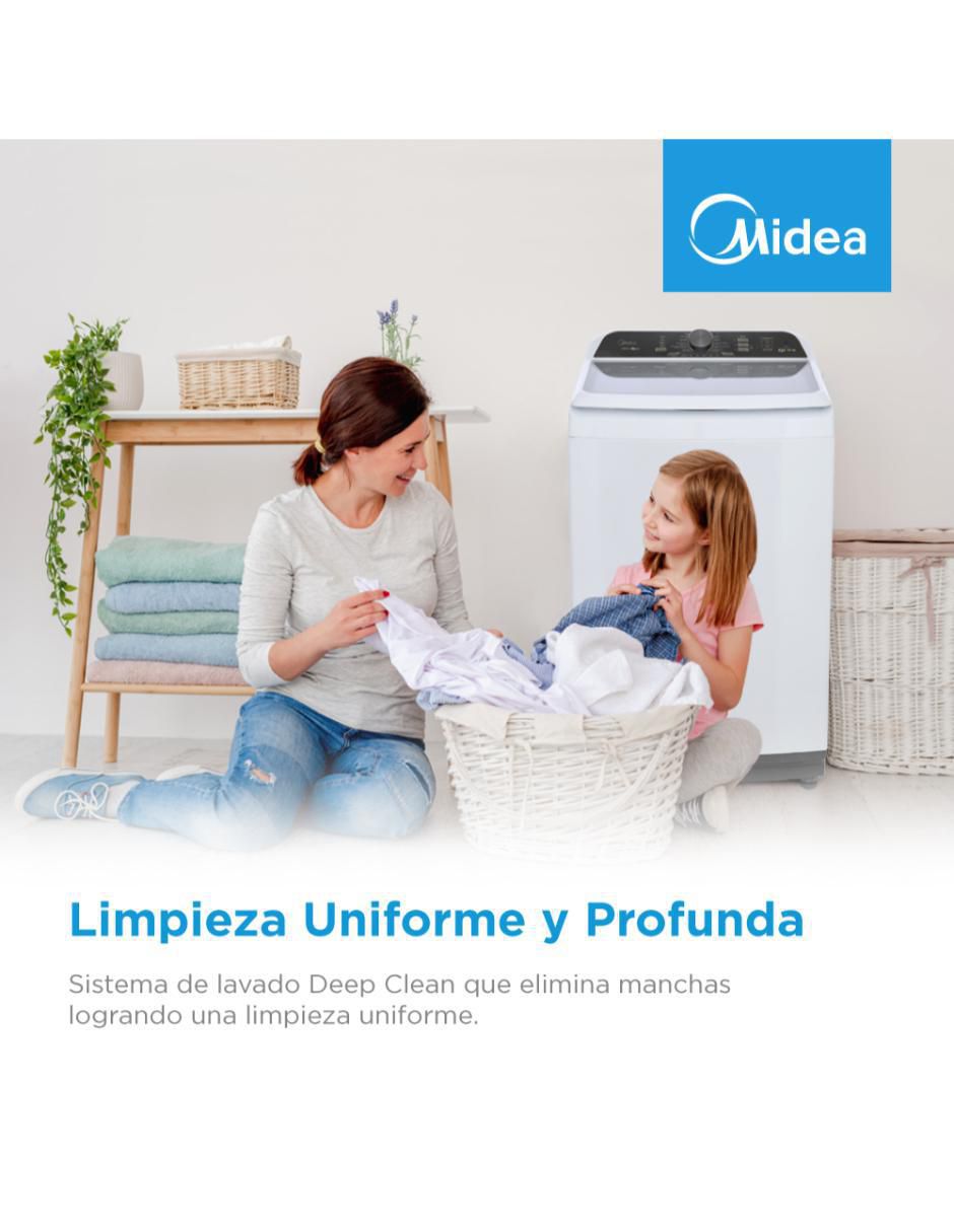 Lavadora Midea 18 kg automática carga superior ma500w18/w