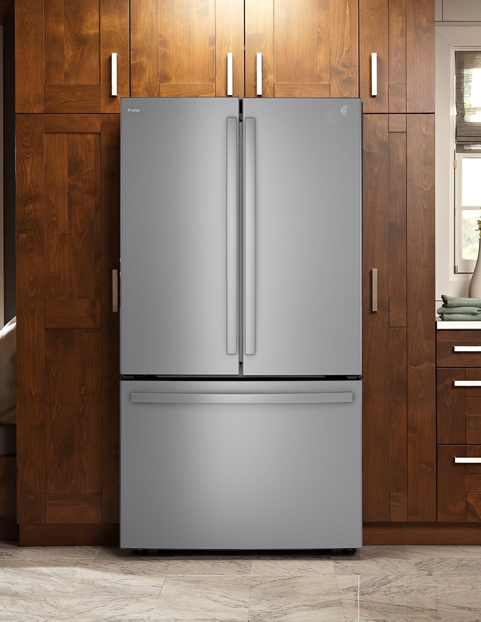 Refrigerador french door GE Profile 22 pies cúbicos tecnología no frost PWN22JYWCFS
