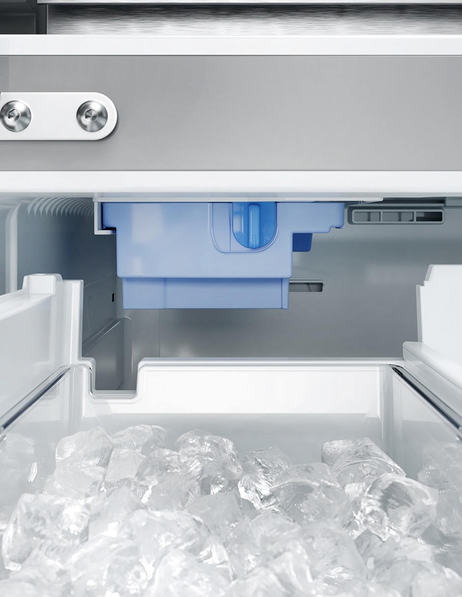 Refrigerador bottom mount 18 pies cúbicos inverter y no frost y fábrica de hielo HTM507JMLSS0 3