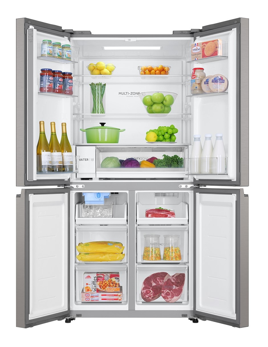 Refrigerador bottom mount 18 pies cúbicos inverter y no frost y fábrica de hielo HTM507JMLSS0 6