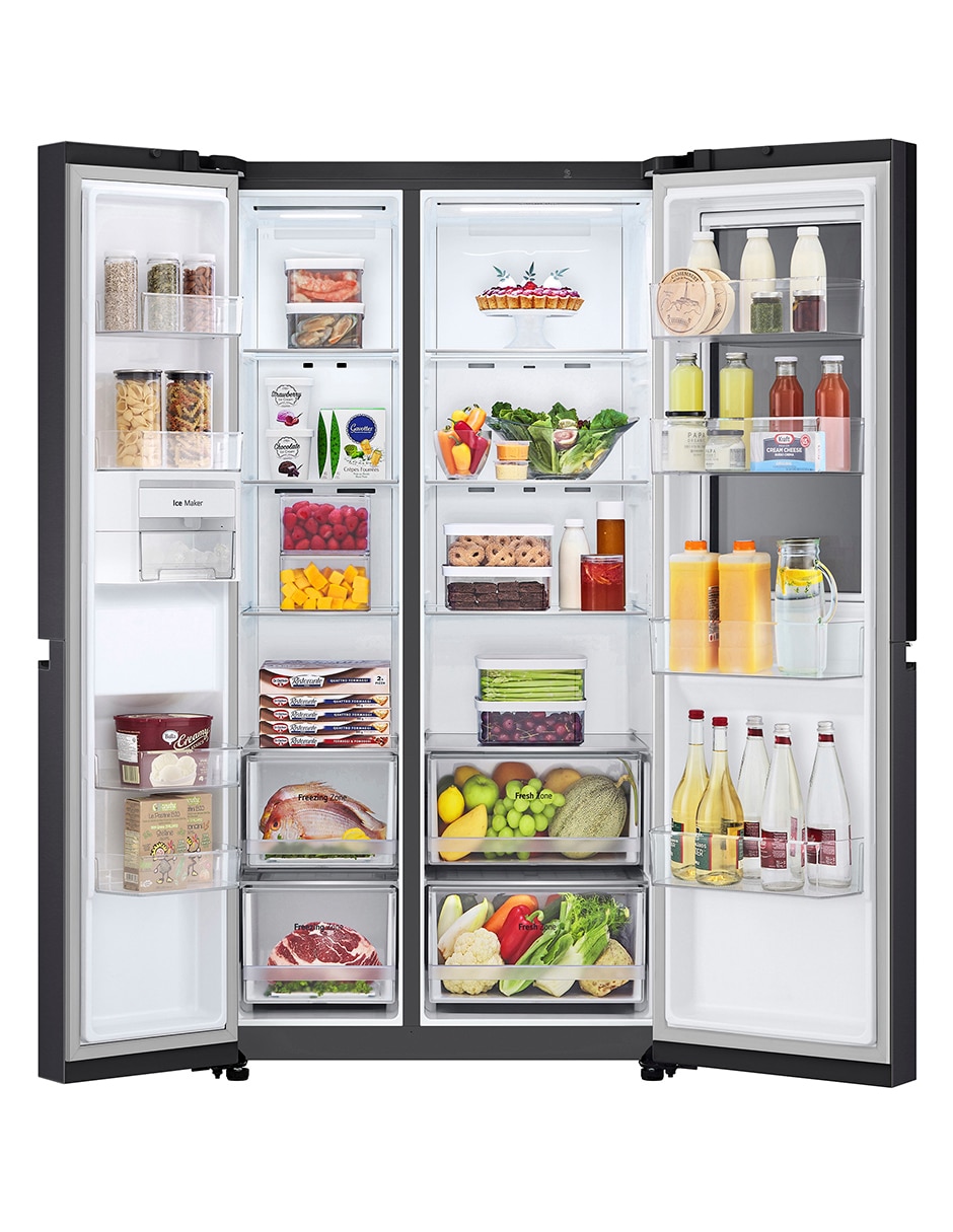 Refrigerador dúplex LG 28 pies cúbicos inverter, no frost y fábrica de hielo VS28QBT