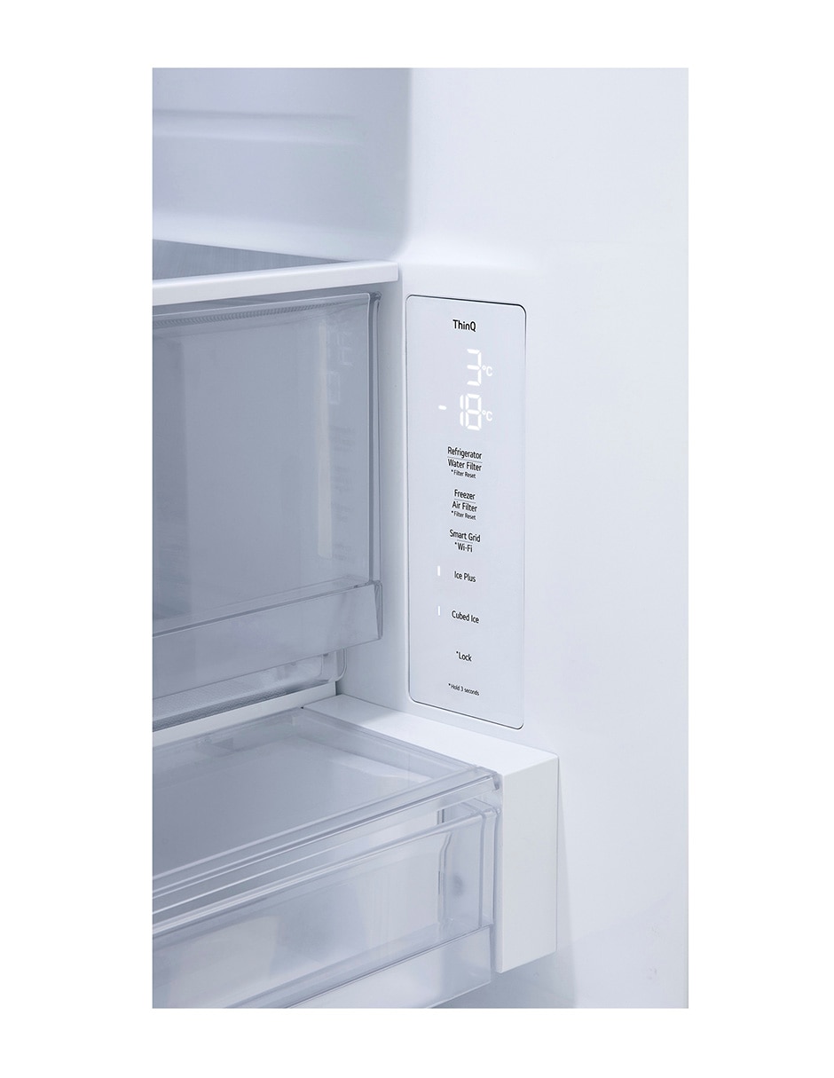Refrigerador french door LG 32 pies cúbicos no frost fábrica de hielos automática GM90FIP