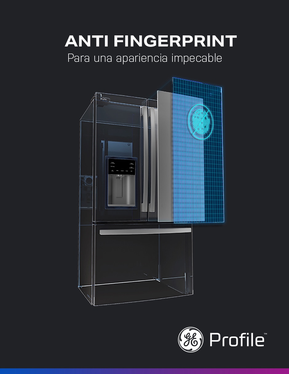 Refrigerador bottom mount Ge Profile 21 pies cúbicos tecnología no frost y fábrica de hielos PYN21JBWCKB
