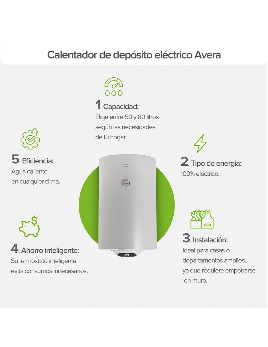 Calentador de depósito c80le 80 L eléctrico 2