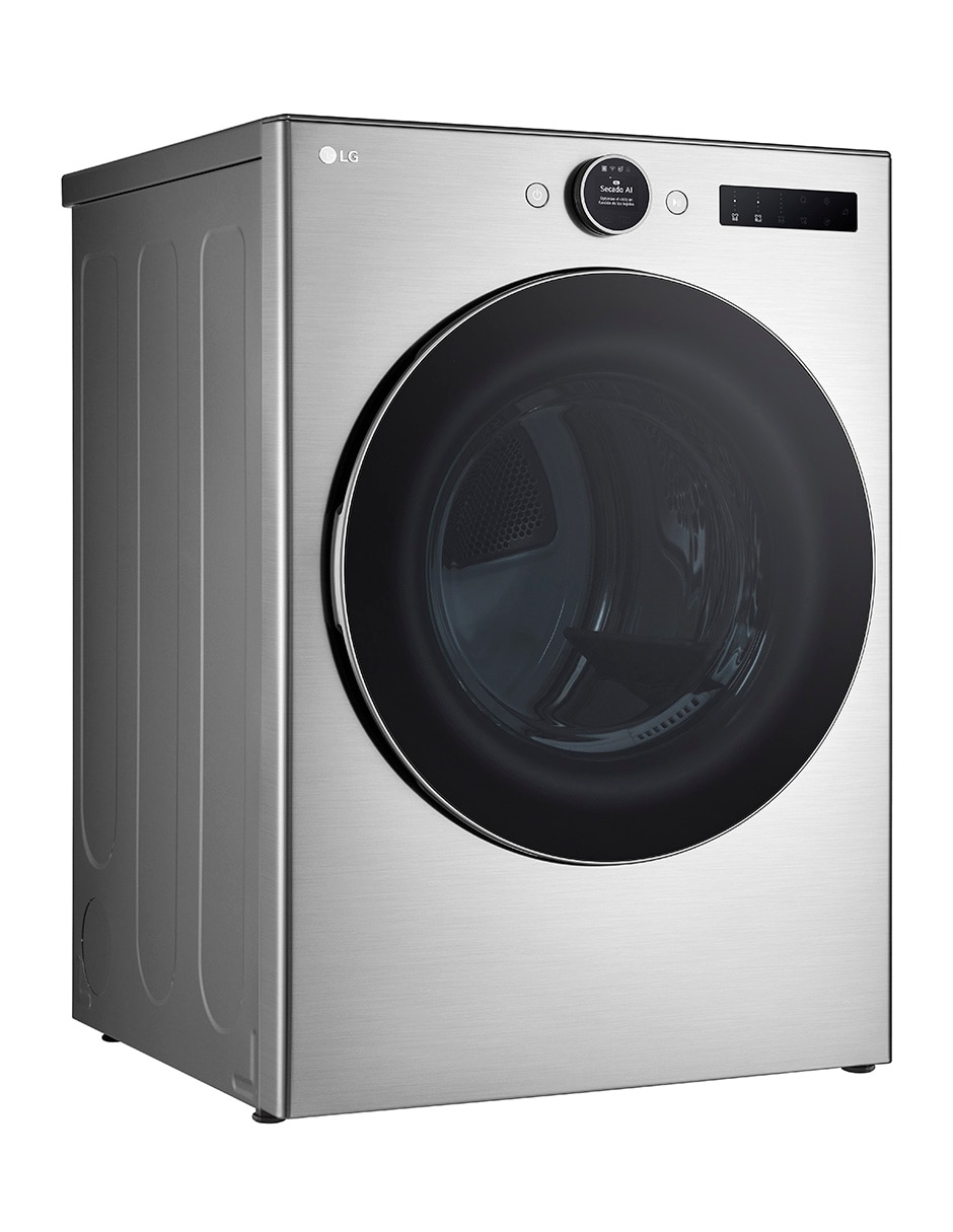 Secadora de gas natural LG de 22 kg con 23 ciclos DF22VFXS6B