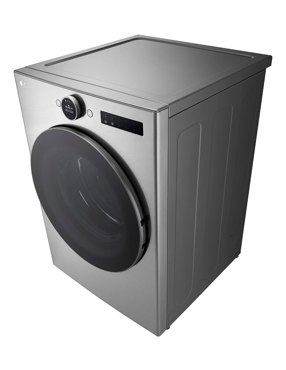 Secadora de gas natural LG de 22 kg con 23 ciclos DF22VFXS6B