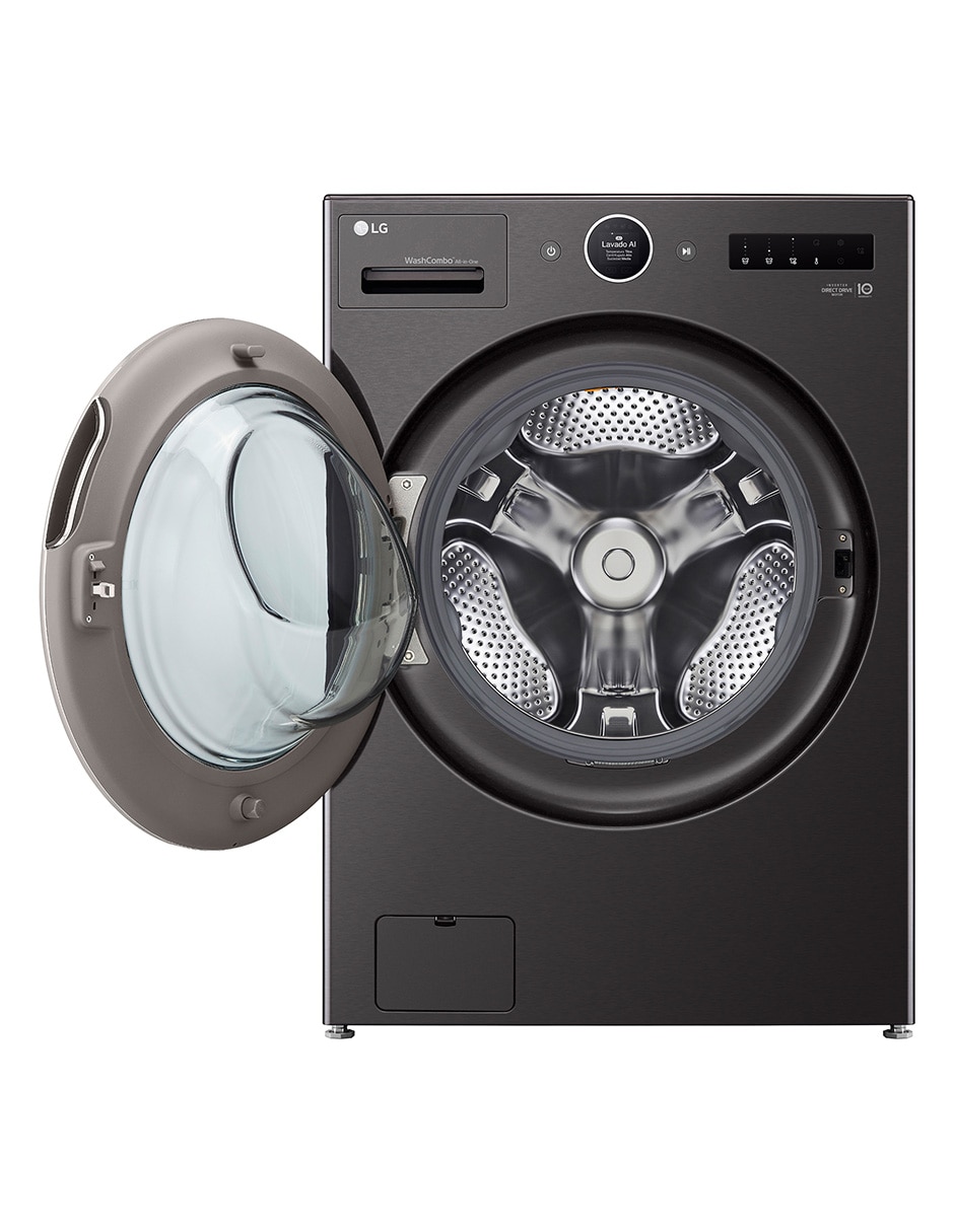 Lavasecadora LG eléctrica 25 kg 15 kg WH25BFXS6B