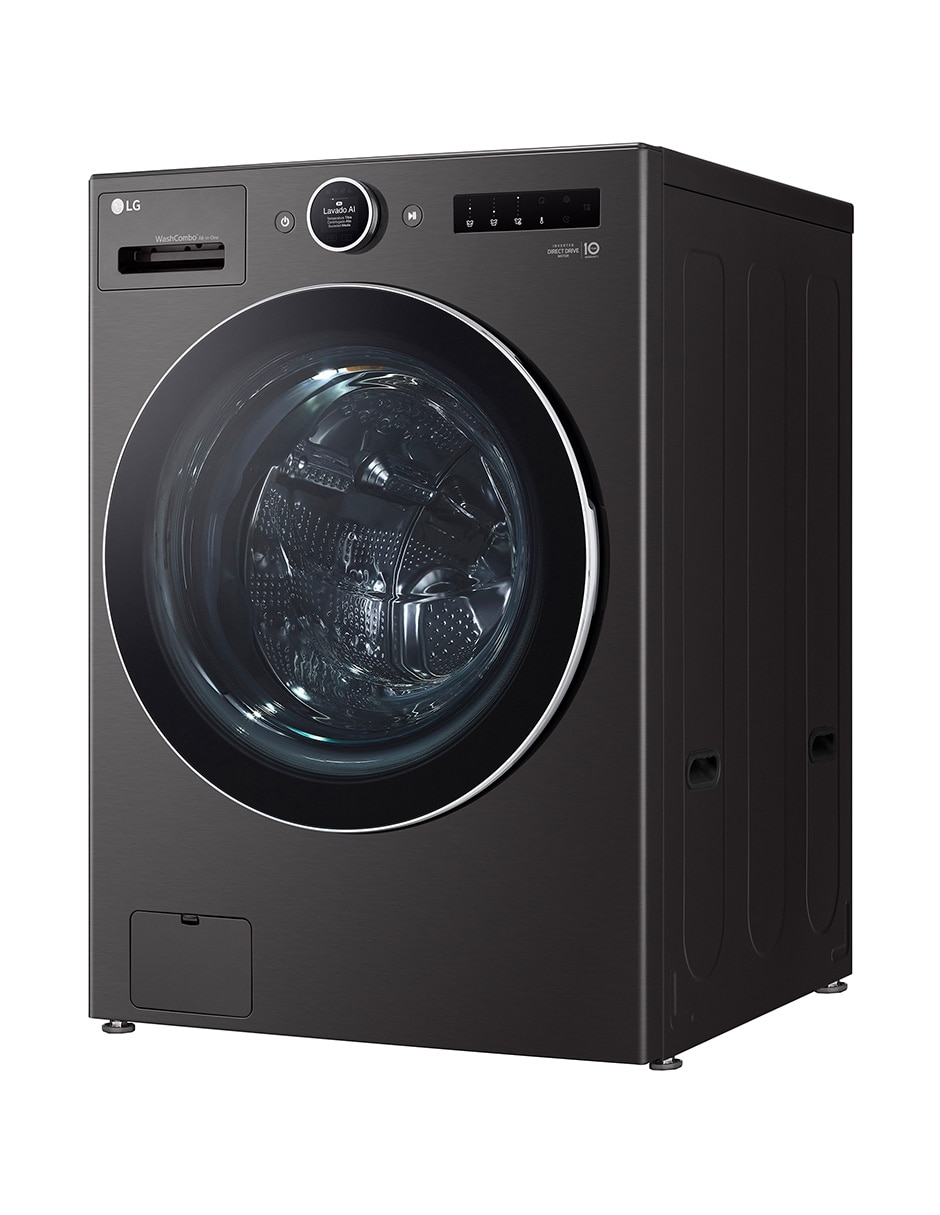 Lavasecadora LG eléctrica 25 kg 15 kg WH25BFXS6B