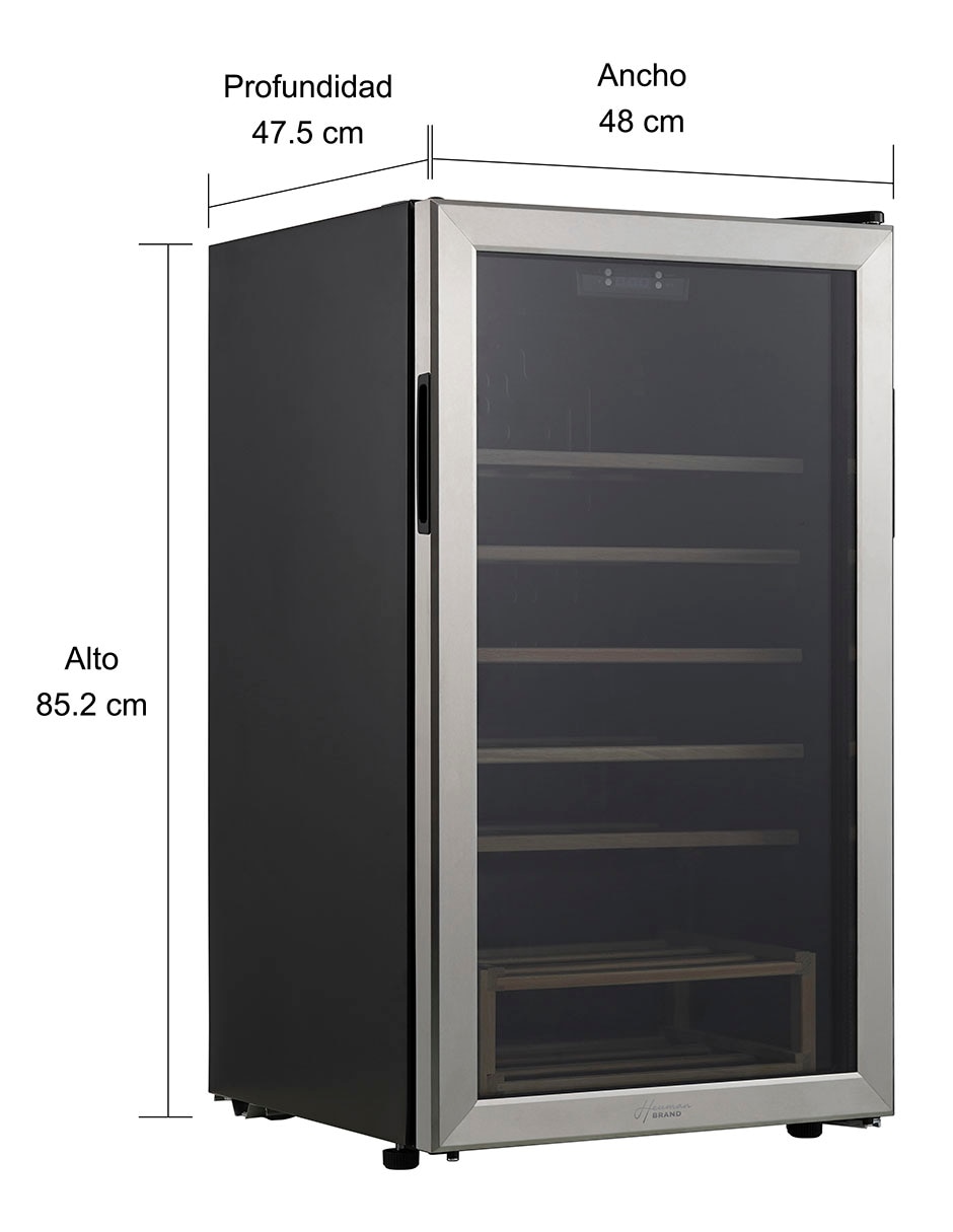 Cava de vinos HUW40MS2F capacidad 33 botellas 9