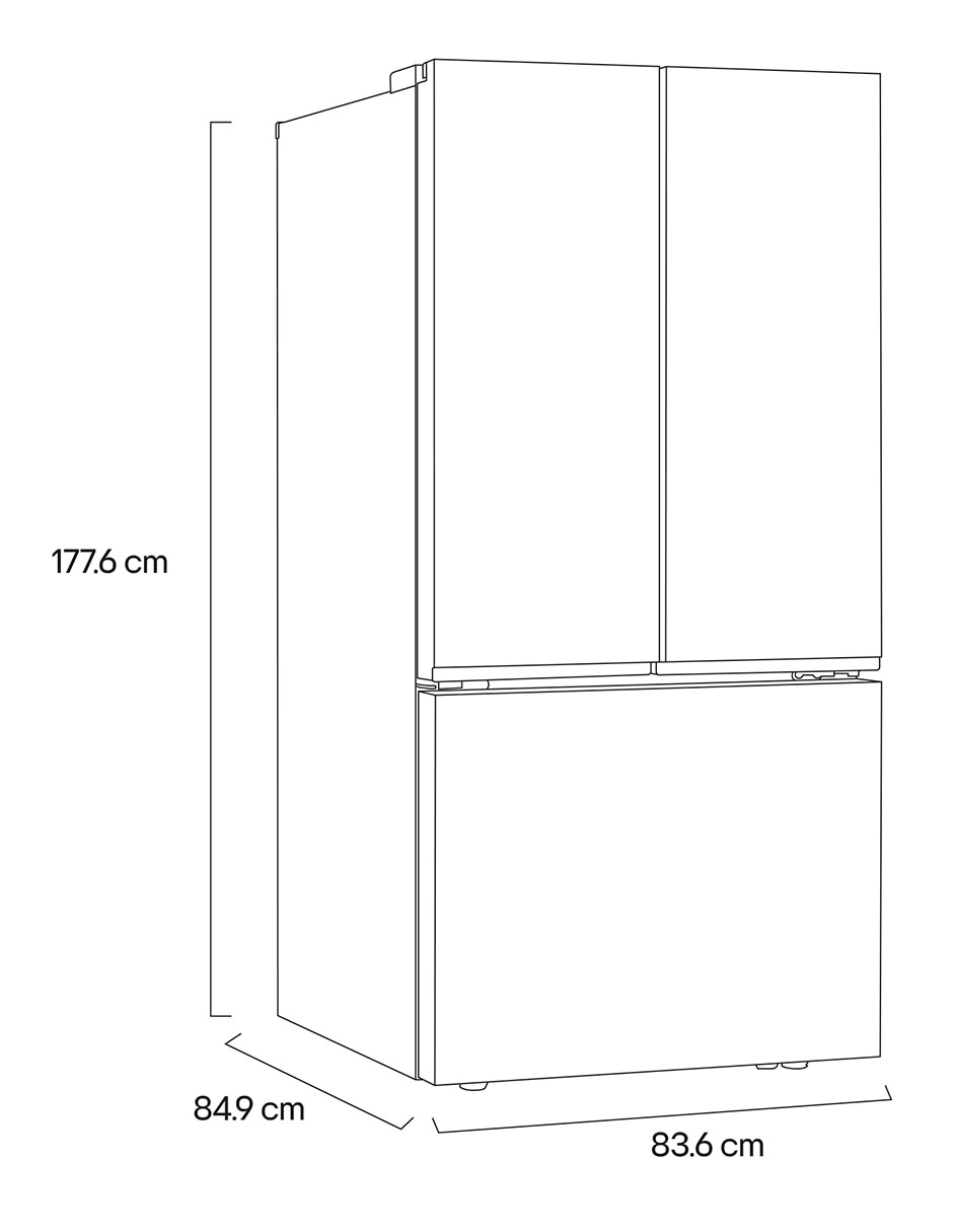Refrigerador french door 25 pies cúbicos inverter GM65FPP 10
