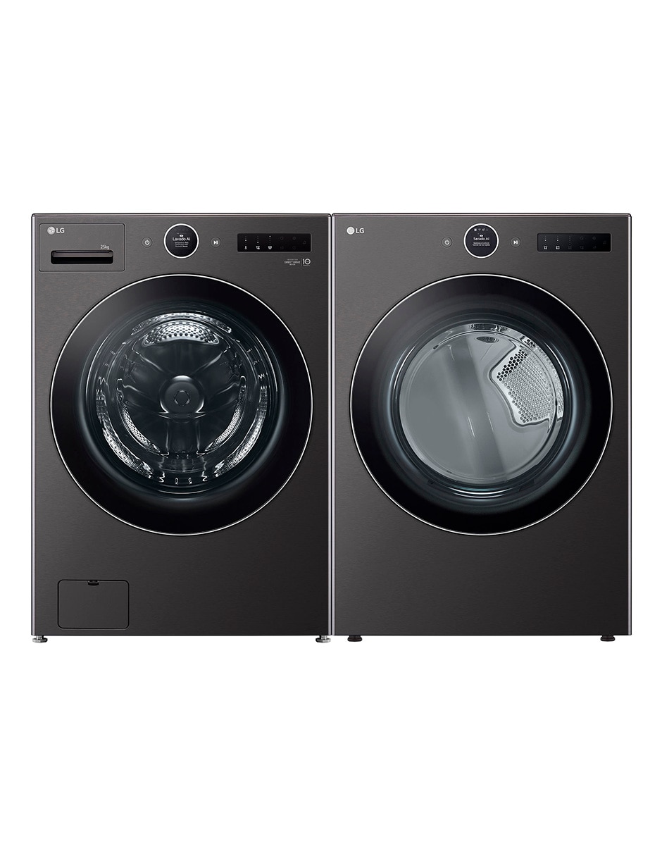 Combo lavadora + secadora de gas 25 kg wm25bfxs.df22bfxs6b 1
