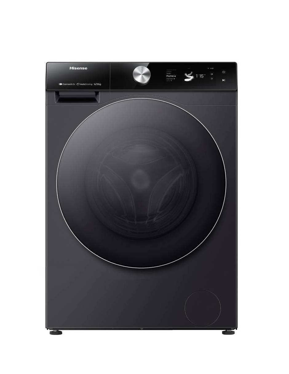 Lavasecadora Hisense eléctrica 16 kg 10 kg WD7S1647BB