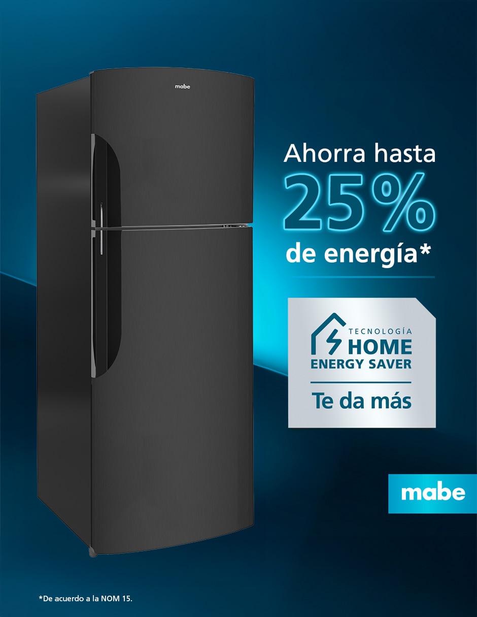 Refrigerador top mount Mabe 15 pies cúbicos no frost RMS400IVMRP0