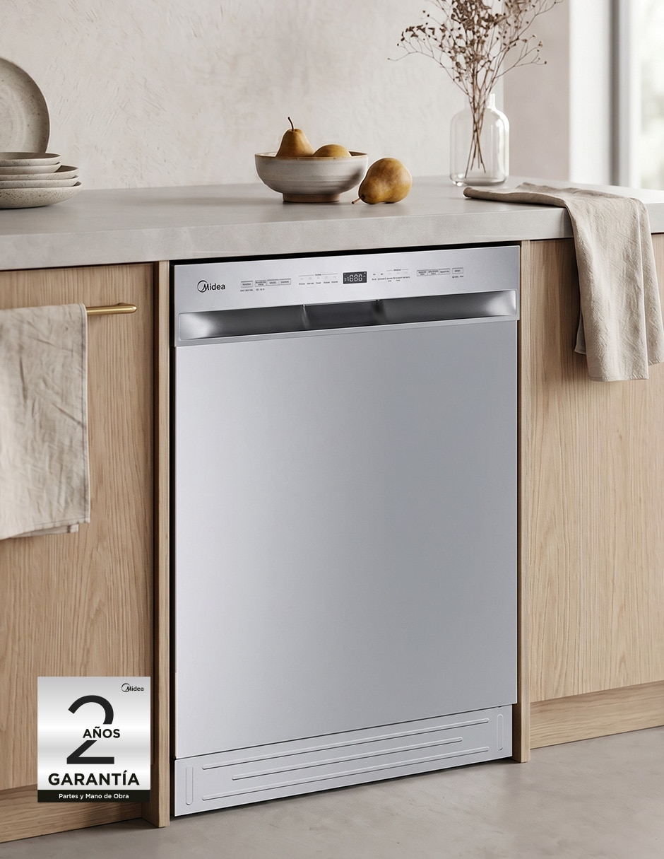 Lavavajillas de empotre Midea 14 servicios MDWPS1401KSS