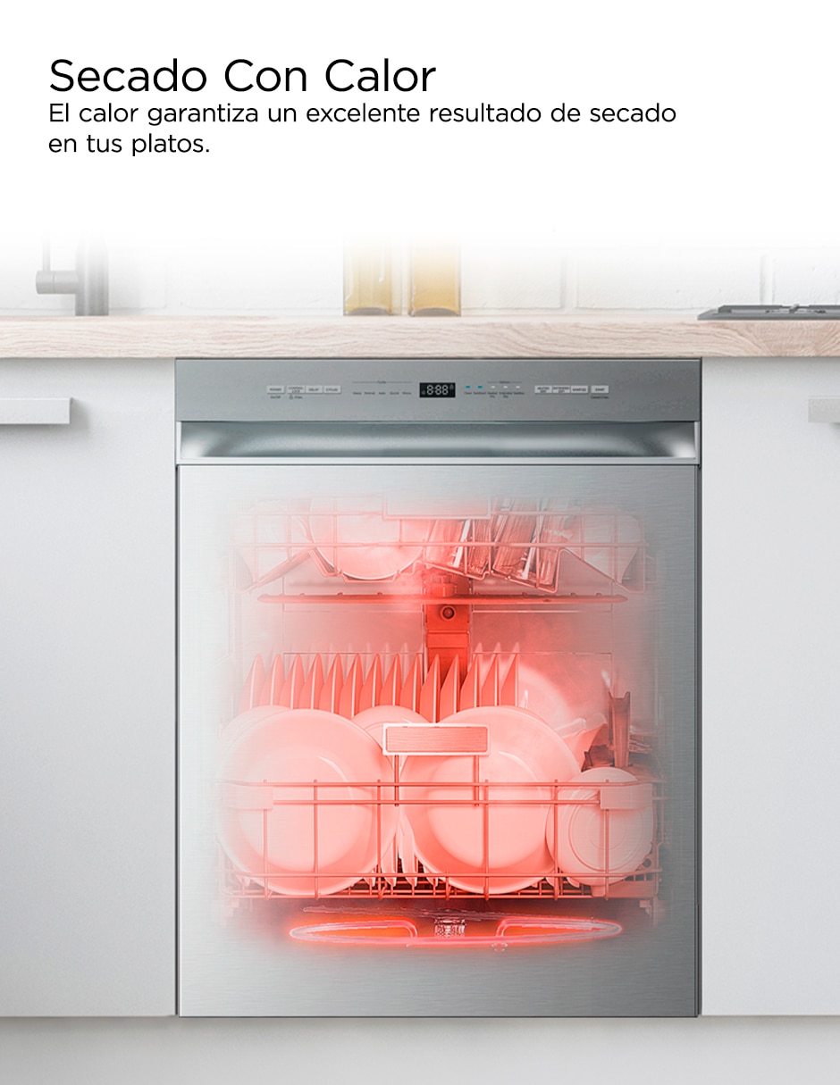 Lavavajillas de empotre Midea 14 servicios MDWPS1401KSS