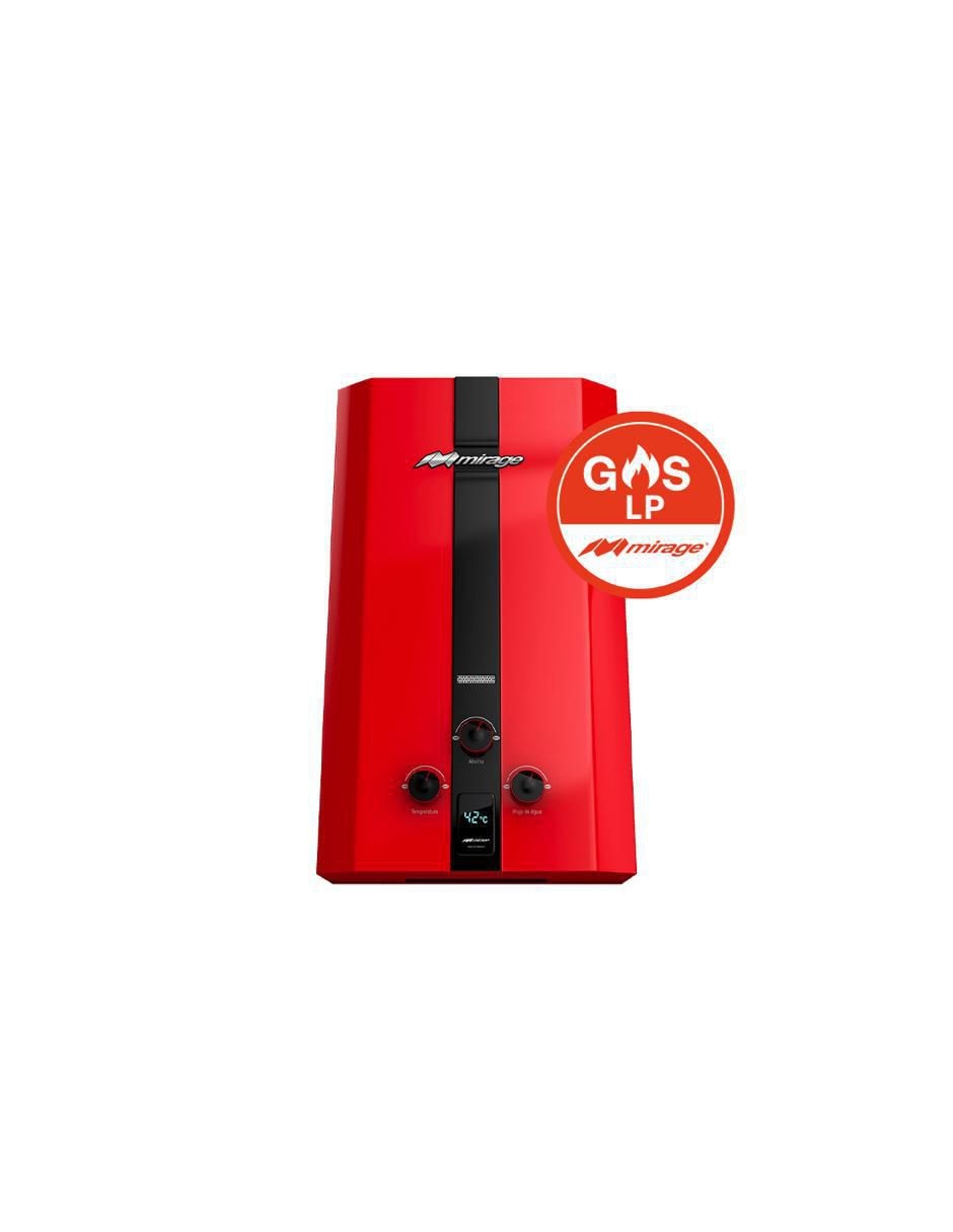 Calentador de paso MBF10BB 10 l gas lp