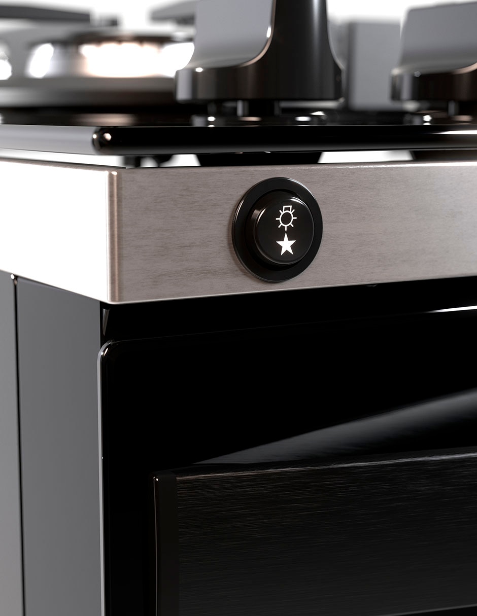 Estufa de piso a gas lp Whirlpool 77.6 cm WFD5LABNUW de 5 quemadores