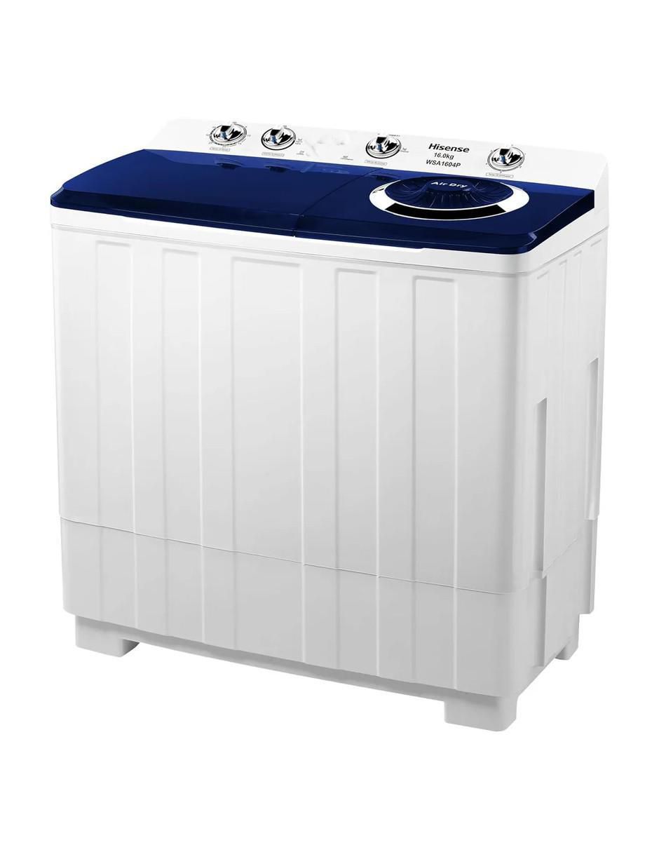 Lavadora doble tina 16 kg semiautomática carga superior wsa1604p 1