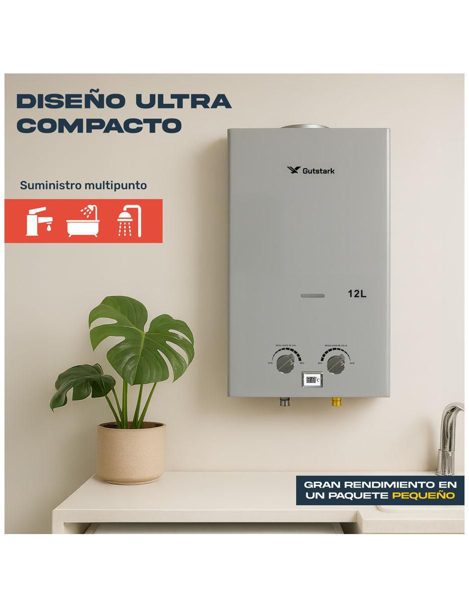 Calentador instantáneo MKZ-CALEN12LPGRI 12 L gas LP 7