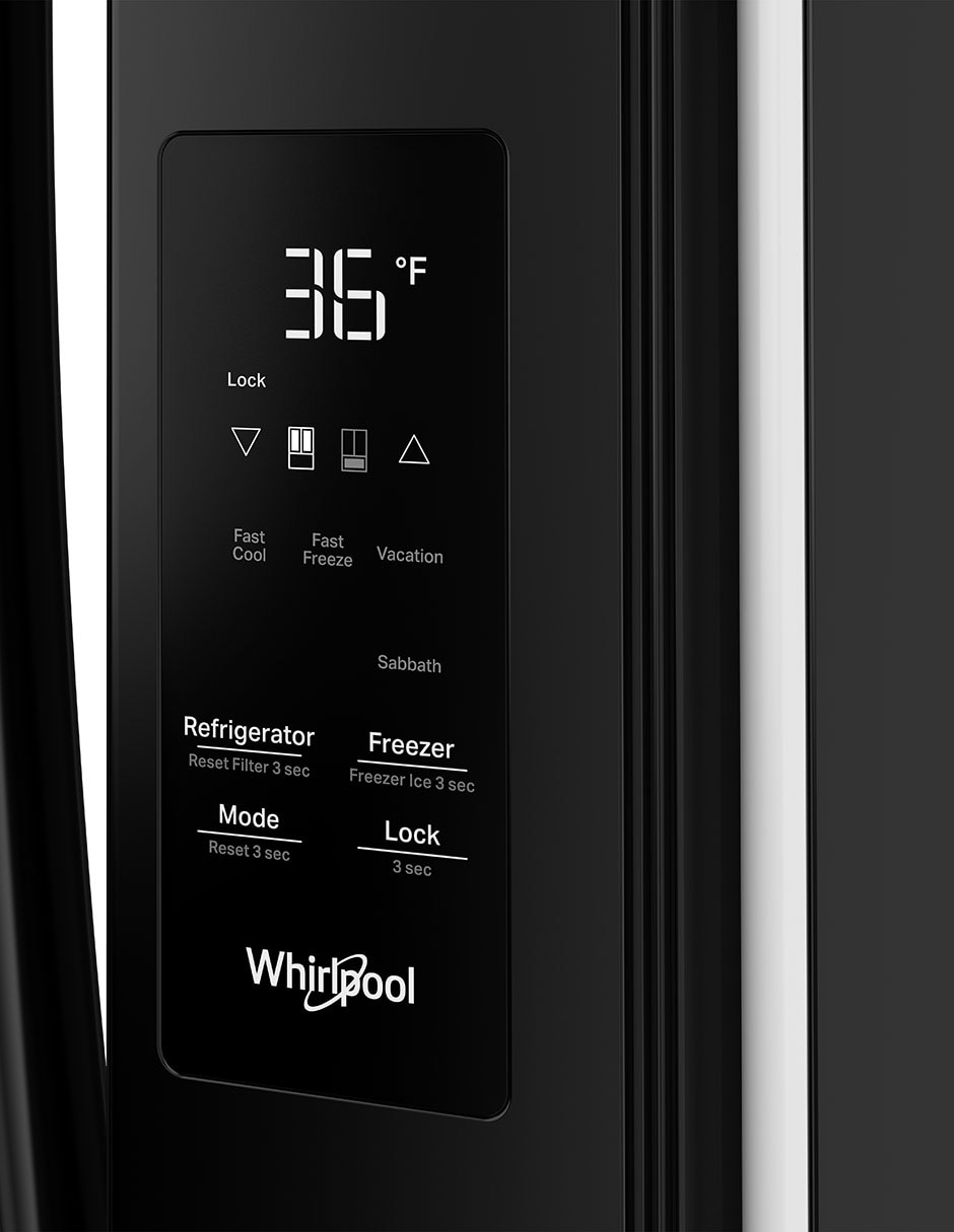 Refrigerador french door Whirlpool 31 pies cúbicos fábrica de hielo WRFF3136SB