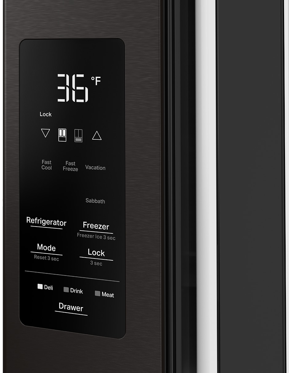 Refrigerador French door 30 pies cúbicos Tecnología Inverter y fábrica de hielos WRFF3536SV 9