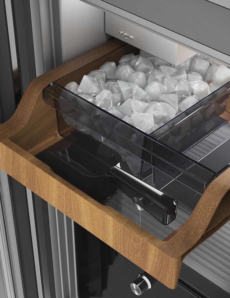 Refrigerador French Door 19 pies cúbicos fábrica de hielo KRQC506MPS 5