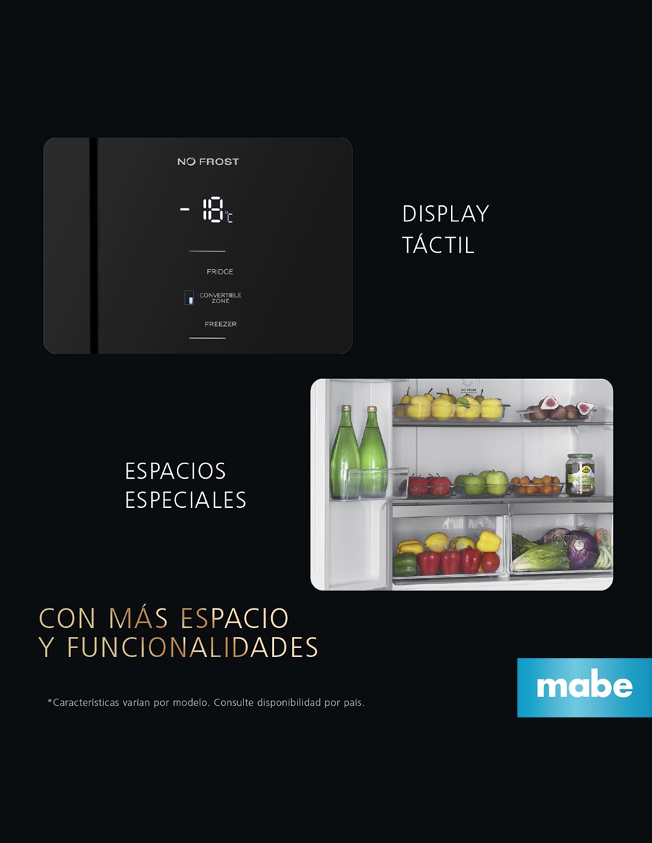 Refrigerador dúplex 24 pies cúbicos tecnología inverter y no frost MSM689LKLBS0 4