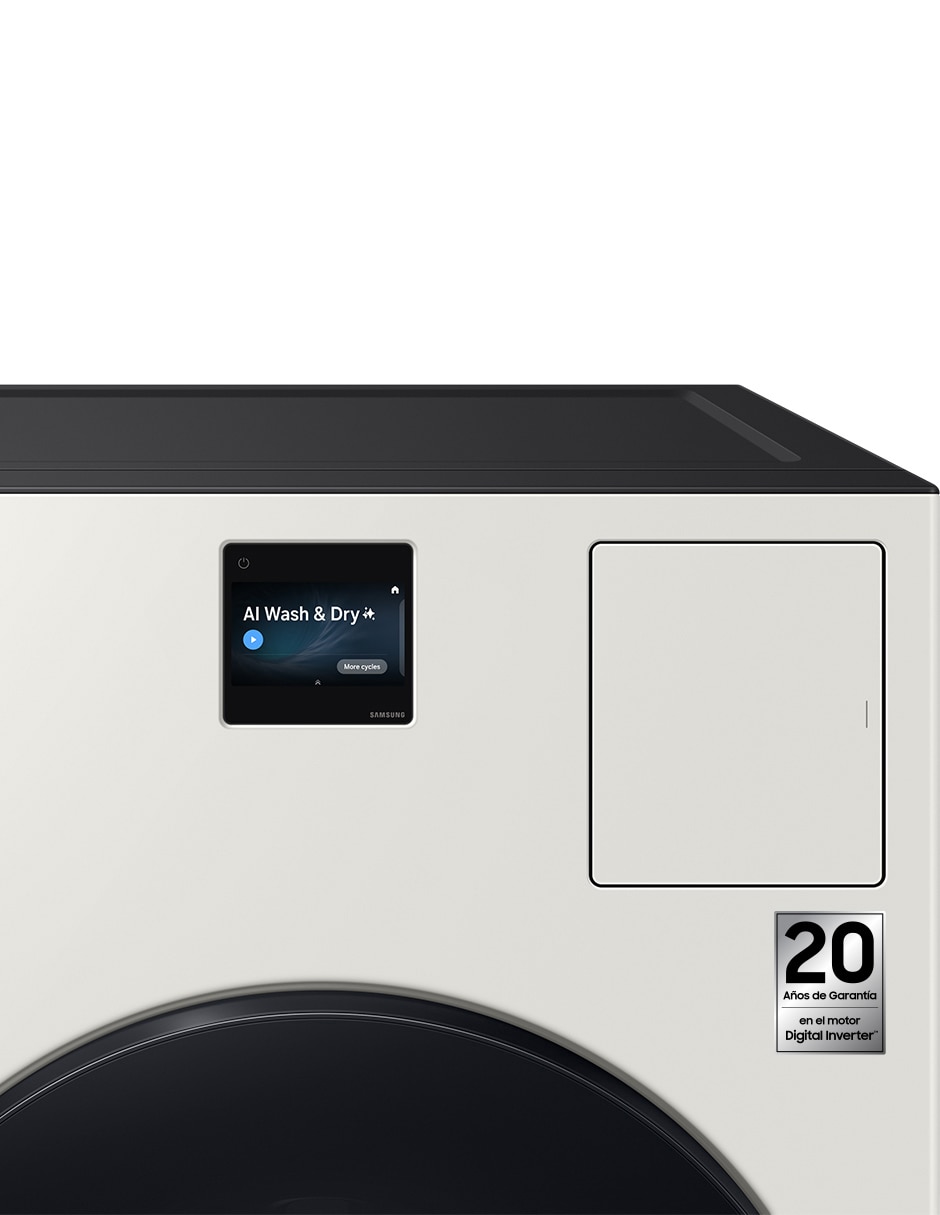 Combo Lavasecadora +Horno de microondas Samsung eléctrica 26 kg 15 kg F-WD26FBMS32AX