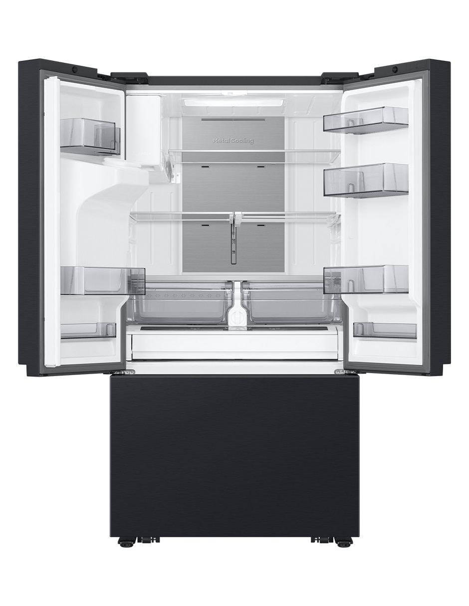 Combo Refrigerador French door Samsung 31 pies cúbicos tecnología inverter y fábrica de hielos F-RF32CG59MS32 + Microondas 2