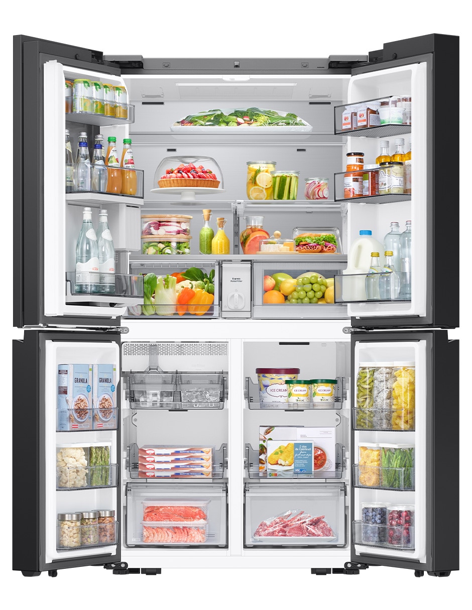 Combo refrigerador french door 23 pies cúbicos inverter no frost y fábrica de hielos F-RM90F6UN50U8 + Pantalla 50 pulgadas Crystal 4K Smart TV 2