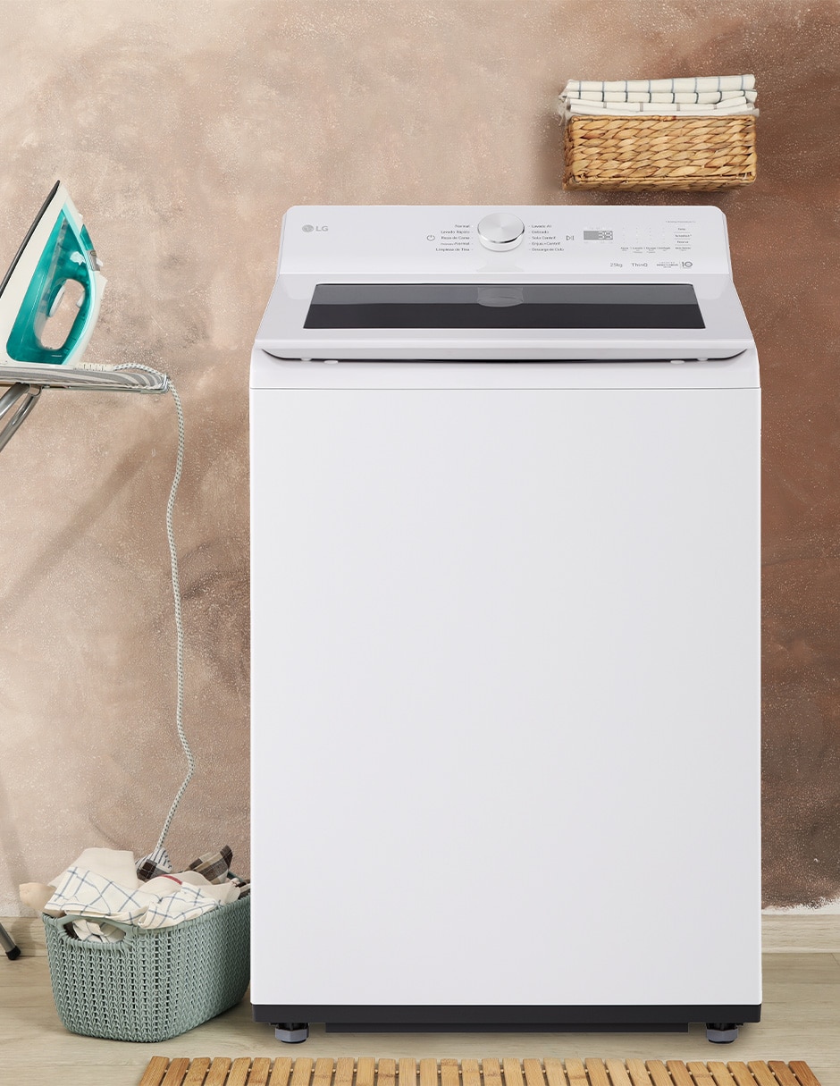 Lavadora Lg 25 kg automática carga superior wt25ewtx6
