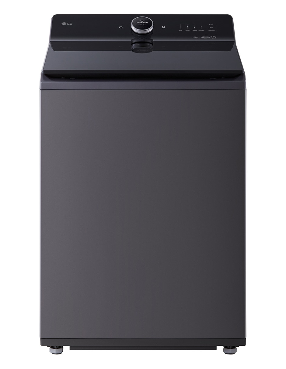 Lavadora Lg 28 kg automática carga superior wt28egtx6