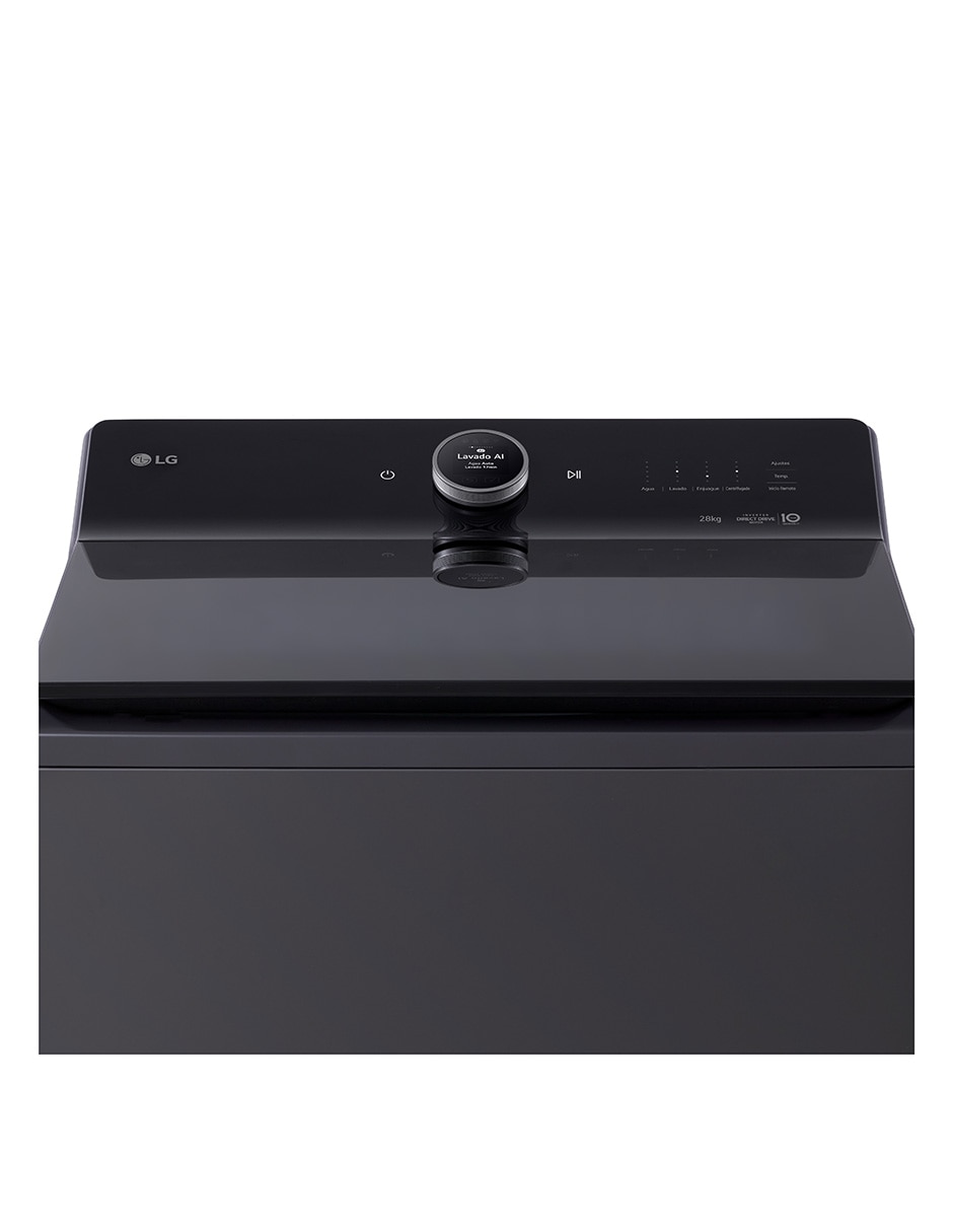 Lavadora Lg 28 kg automática carga superior wt28egtx6