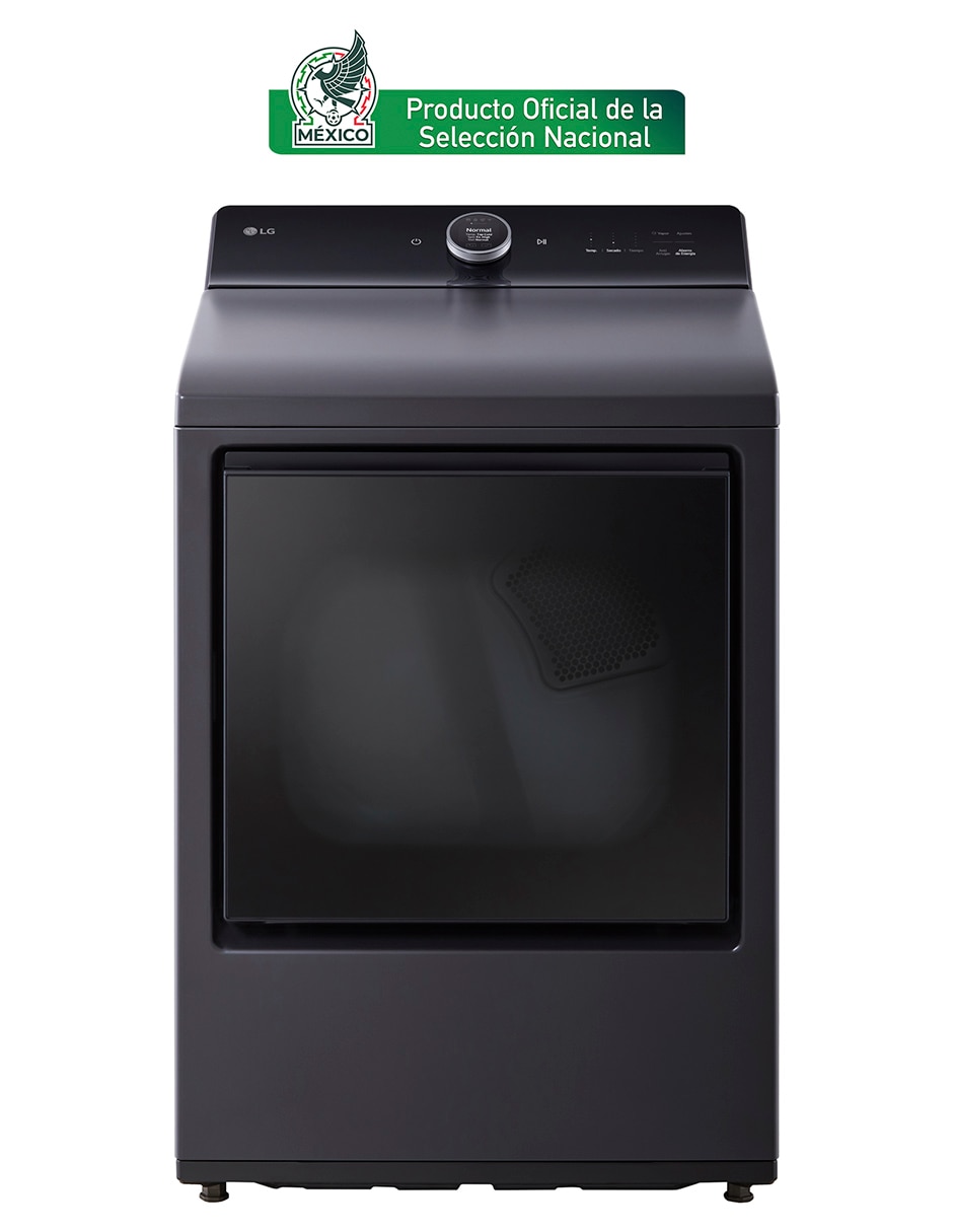 Secadora de gas natural LG de 22 kg con 24 ciclos DT22EGTX
