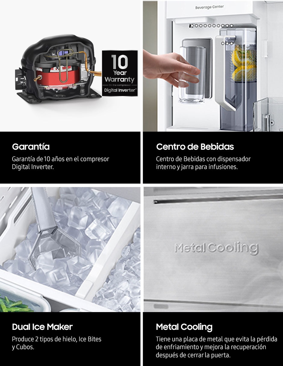 Refrigerador french door 32 pies inverter yfrost y fábrica de hielos f-rf32cb5mg30t