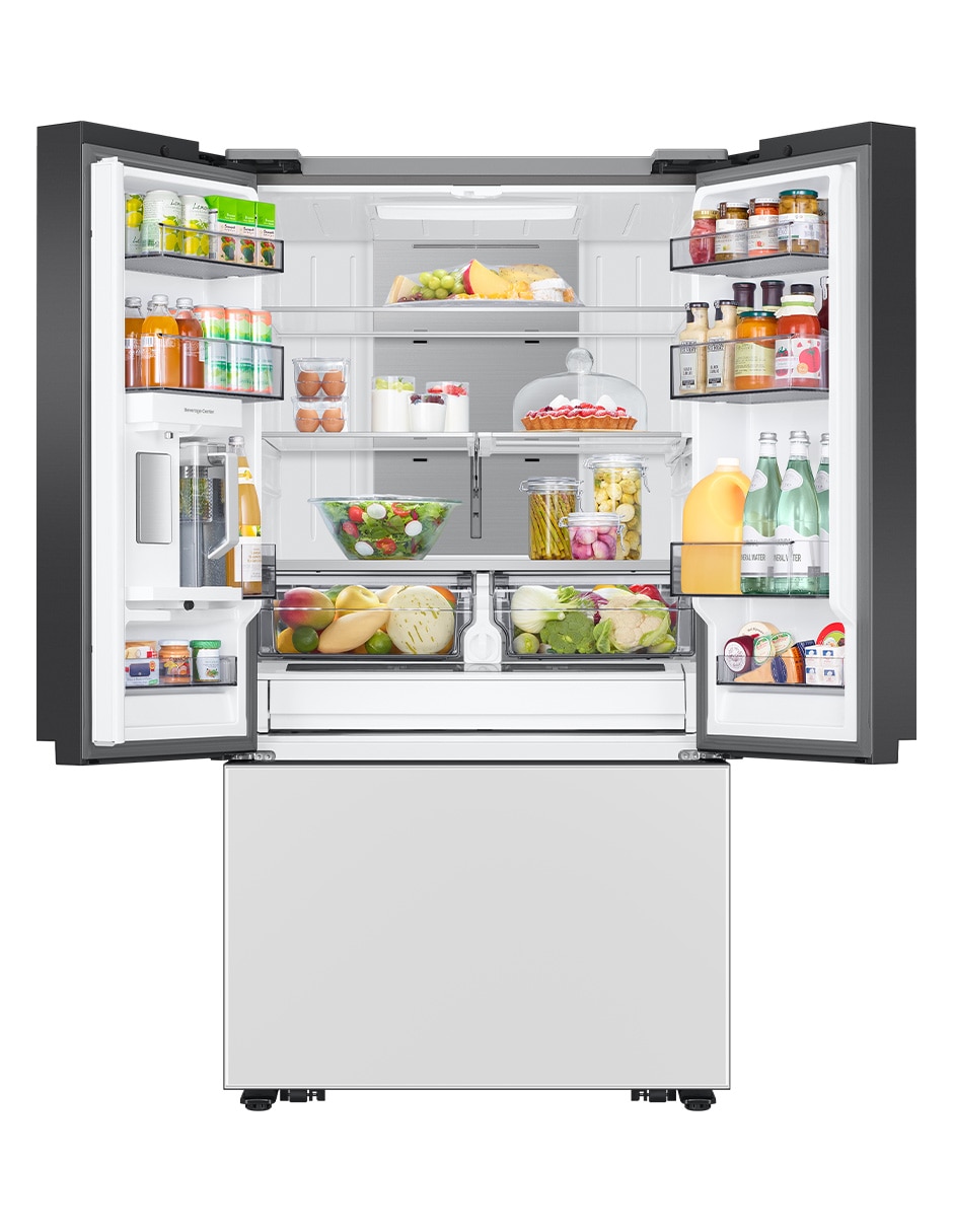 refrigerador french door samsung 32 pies cúbicos inverter y no frost y automática f-rf32cbun50u8