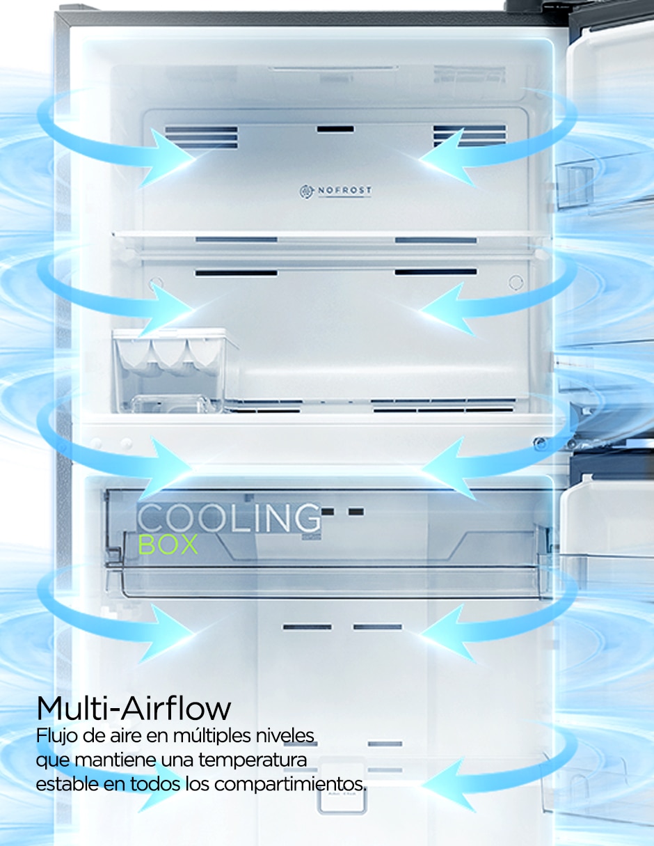Refrigerador top mount 15 pies cúbicos inverter y no frost con fábrica de hielo MDRT580MTM46D 7