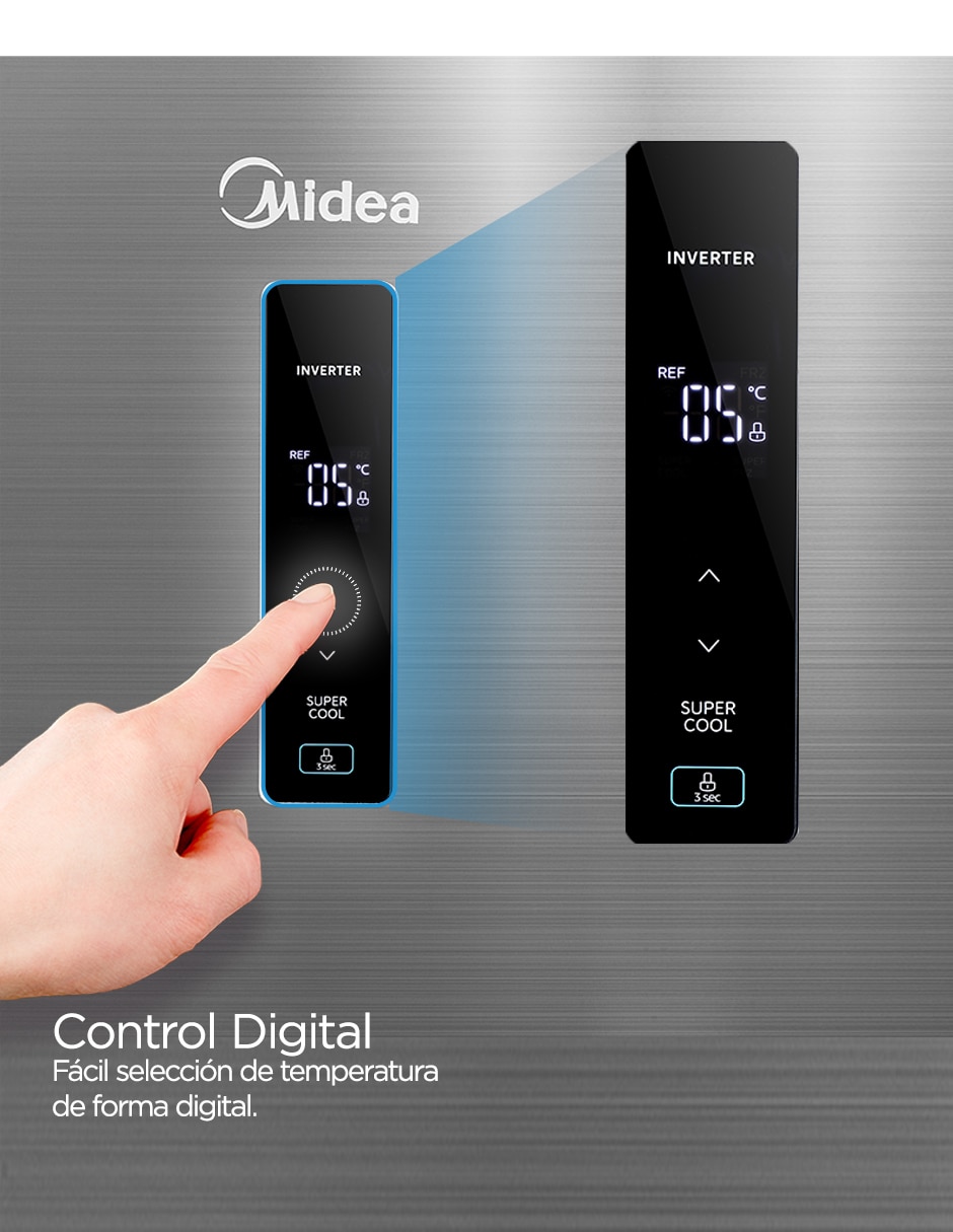 Refrigerador top mount 15 pies cúbicos inverter y no frost con fábrica de hielo MDRT580MTM46D 8