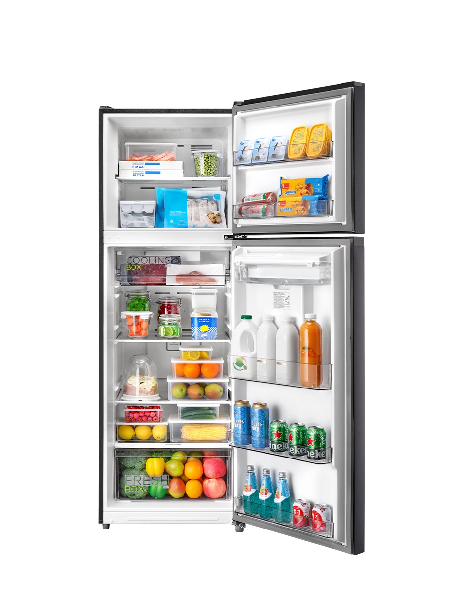 Refrigerador Top Mount Midea 12 pies cúbicos inverter y no frost y fábrica de hielo Mdrt489Mtm46Wd
