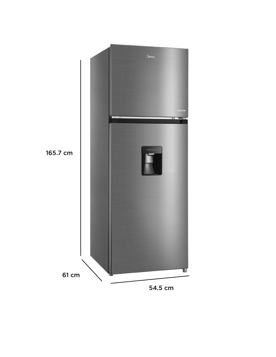 Refrigerador top mount 10 pies cúbicos inverter y no frost y fábrica de hielo MDRT385MTM46WD 8