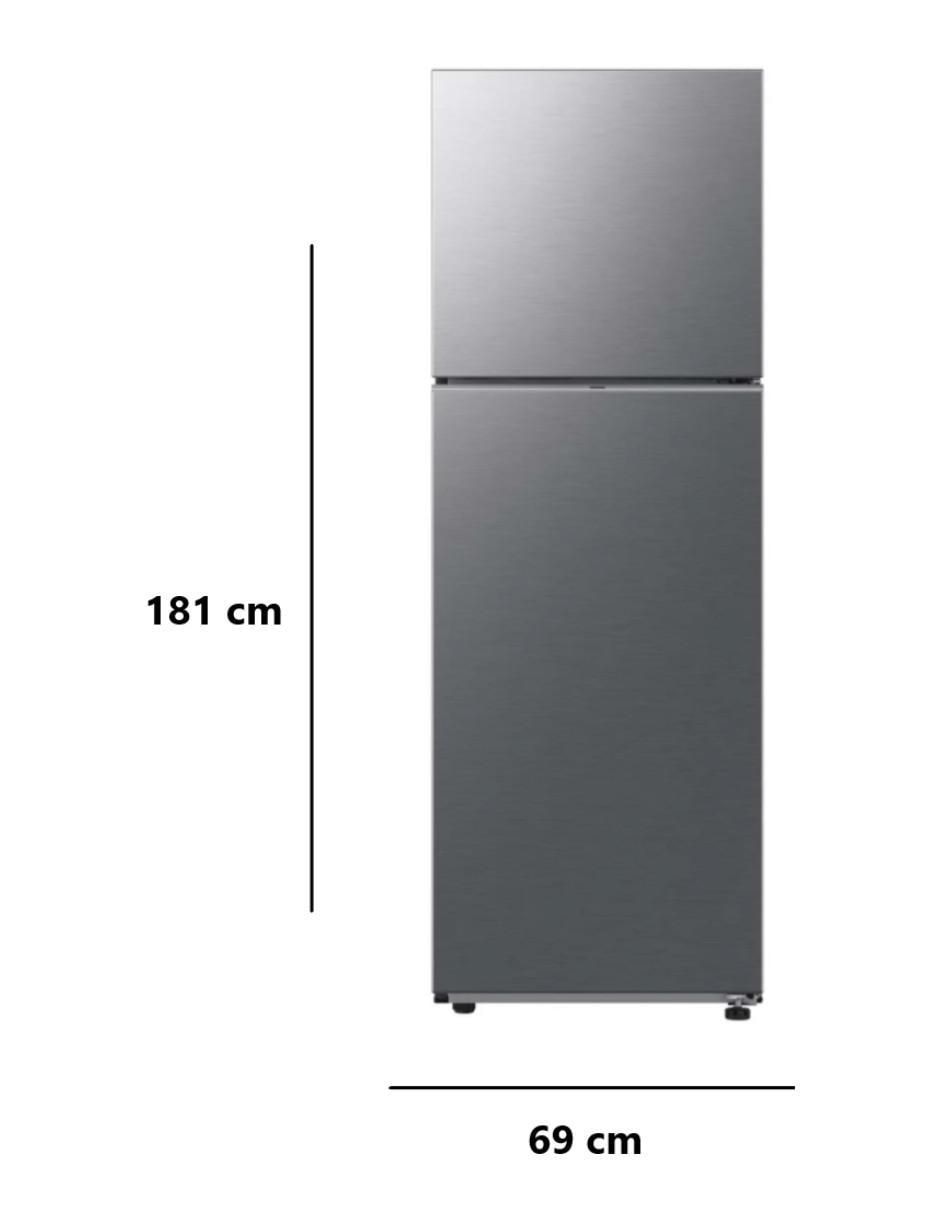 Refrigerador top mount Samsung 11 pies cúbicos inverter y no frost RT31DG5124S9